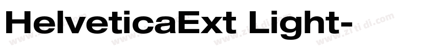 HelveticaExt Light字体转换